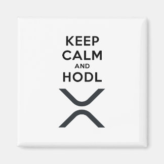 Kalm houden en Hodl Ripple Magnet