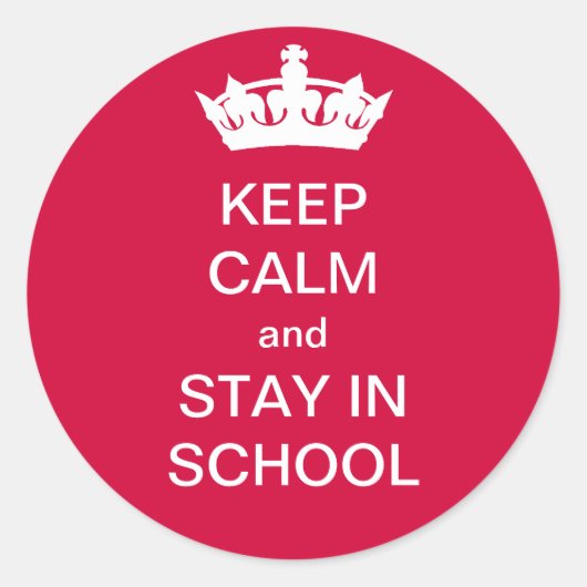 Kalm houden en in de Sticker blijven (Voorkant)