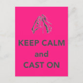 Kalm houden en in- en uitgieten briefkaart (Voorkant)