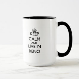 Kalm houden en in Reno wonen Mok