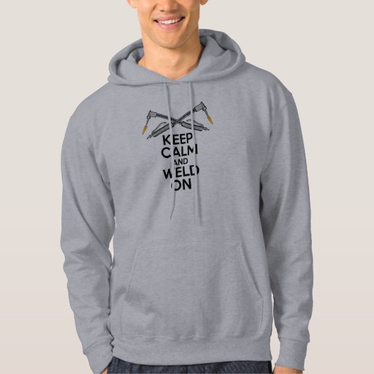 Kalm houden en inlassen hoodie (Voorkant)