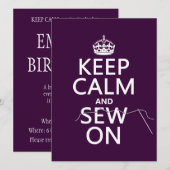 Kalm houden en innaaien (in alle kleuren) kaart (Voorkant / Achterkant)