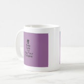 Kalm houden en je Cavapoo vasthouden Koffiemok (Voorkant links)