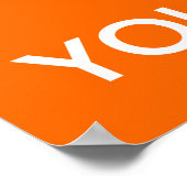 Kalm houden en jezelf Poster zijn (Hoek)