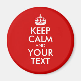 Kalm houden en Jouw tekst houden Magneet