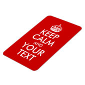 Kalm houden en Jouw tekst houden Magneet (Linkerzijde)