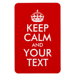 Kalm houden en Jouw tekst houden Magneet