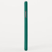 Kalm houden en Jouw tekst houden op diepe turquois Case-Mate iPhone Case (Achterkant/rechts)