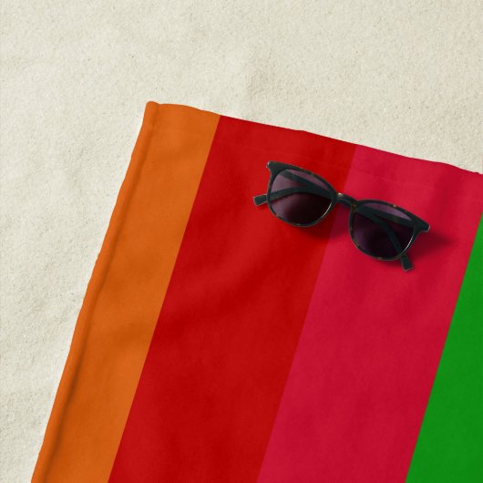 Kalm houden en Jouw tekst houden op toevallige reg Strandlaken (In situ)