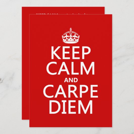 Kalm houden en kalk houden kaart (Voorkant / Achterkant)