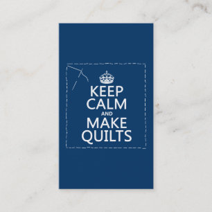 Kalm houden en Kieuwen maken (alle kleuren) Visitekaartje