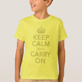 Kalm houden en Kinder T-shirt dragen (Voorkant)