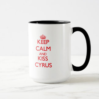 Kalm houden en Kiss Cyrus Mok
