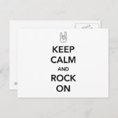 Kalm houden en klikken briefkaart (Voorkant / Achterkant)