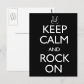 Kalm houden en klikken briefkaart (Voorkant / Achterkant)