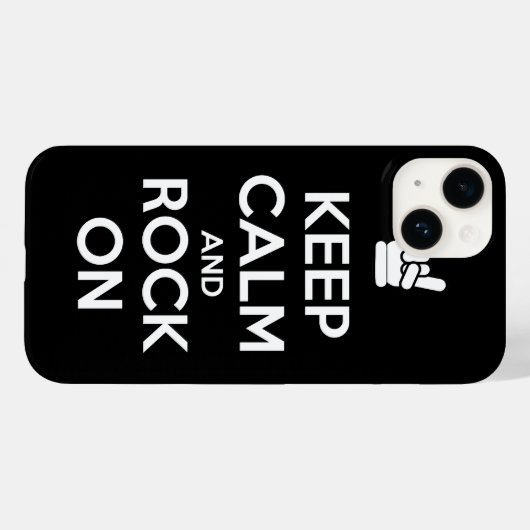 Kalm houden en klikken Case-Mate iPhone case (Achterkant (horizontaal))