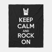 Kalm houden en klikken fleece deken (Voorkant)