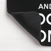 Kalm houden en klikken muismat (Hoek)