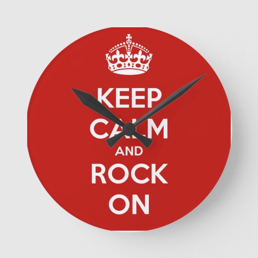 Kalm houden en klikken ronde klok (Voorkant)