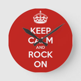 Kalm houden en klikken ronde klok