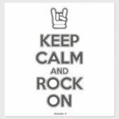 Kalm houden en klikken sticker (Vel)