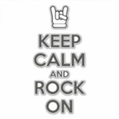 Kalm houden en klikken sticker (Voorkant)