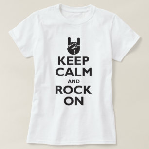 Kalm houden en klikken t-shirt