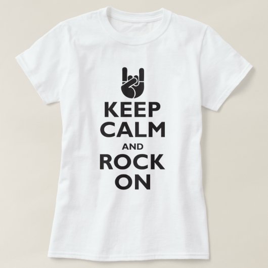 Kalm houden en klikken t-shirt (Design voorkant)