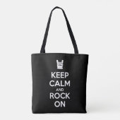 Kalm houden en klikken tote bag (Achterkant)