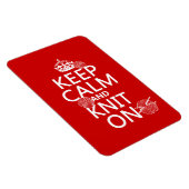 Kalm houden en Knit aan - alle kleuren Magneet (Rechterzijde)