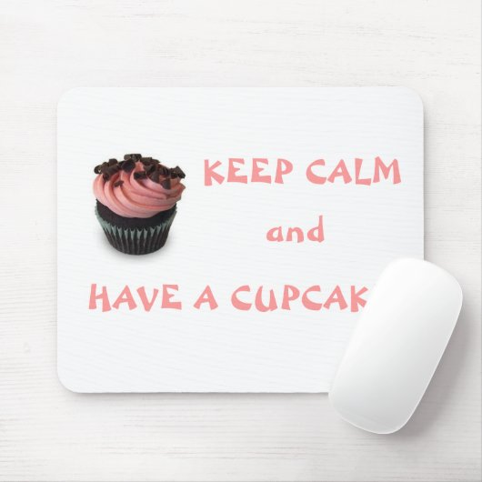 Kalm houden en koeken houden muismat (Met muis)