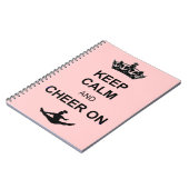 Kalm houden en koelen aan notitieboek (Linkerzijde)