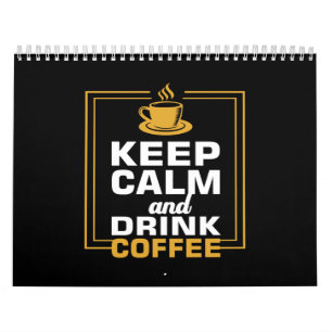 kalm houden en koffie drinken kalender