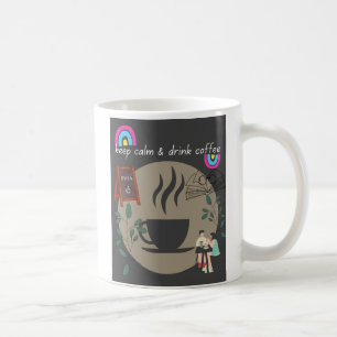 Kalm houden en koffie Drinken Koffiemok