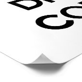 Kalm houden en koffie Drinken Poster (Hoek)