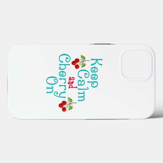 Kalm houden en koken aan Case-Mate iPhone case (Achterkant (horizontaal))
