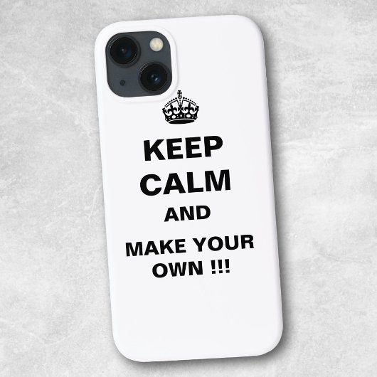 Kalm houden en kroongewassen vervoeren Case-Mate iPhone case