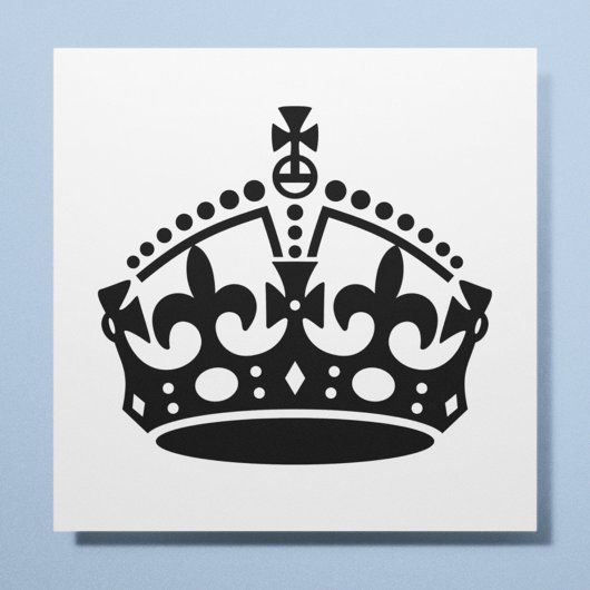 Kalm houden en kroongewassen vervoeren poster