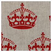 Kalm houden en kroonpatroon doorlopen stof (Close Up)