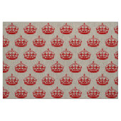 Kalm houden en kroonpatroon doorlopen stof (Fat Quarter)