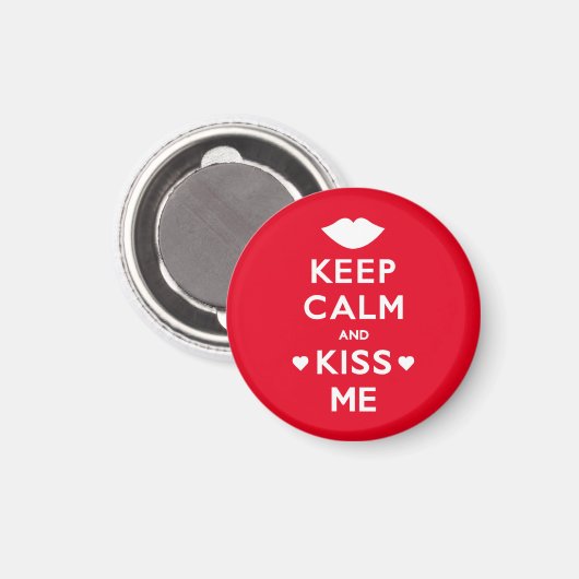 Kalm houden en kus houden magneet (Voorkant / Achterkant)