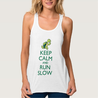 Kalm houden en langzaam uitvoeren tanktop