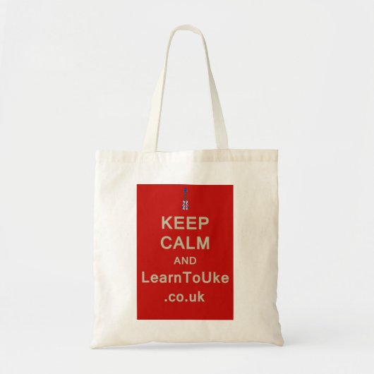 Kalm houden en LerenToUke Tote Bag (Voorkant)