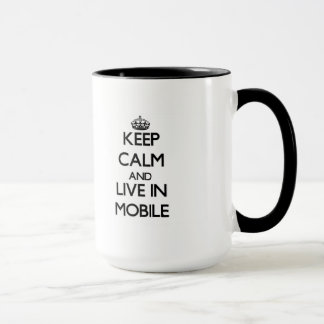 Kalm houden en leven in mobiel mok