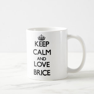 Kalm houden en liefdesbrood houden koffiemok
