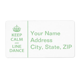 Kalm houden en lijn Dance Etiket