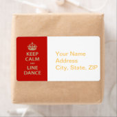 Kalm houden en lijn Dance Etiket (Insitu)
