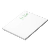 Kalm houden en lijn Dance Notitieblok (Linkerzijde)