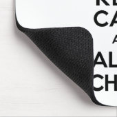 Kalm houden en lopen in de Dachshund - Cute Doxie Muismat (Hoek)