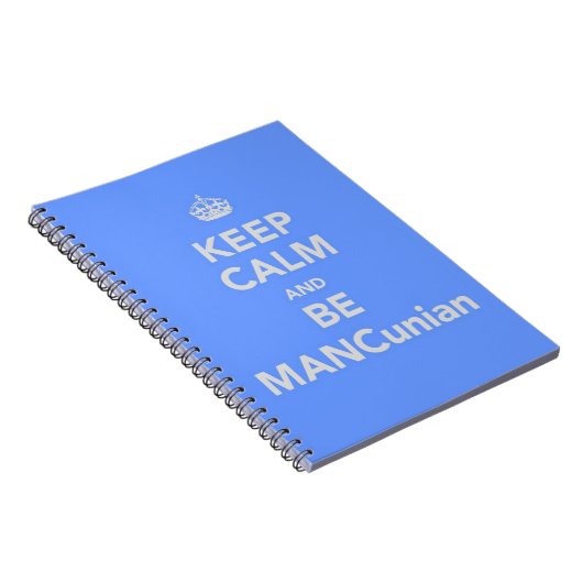 Kalm houden en MANCunian zijn Notitieboek (Rechterzijde)